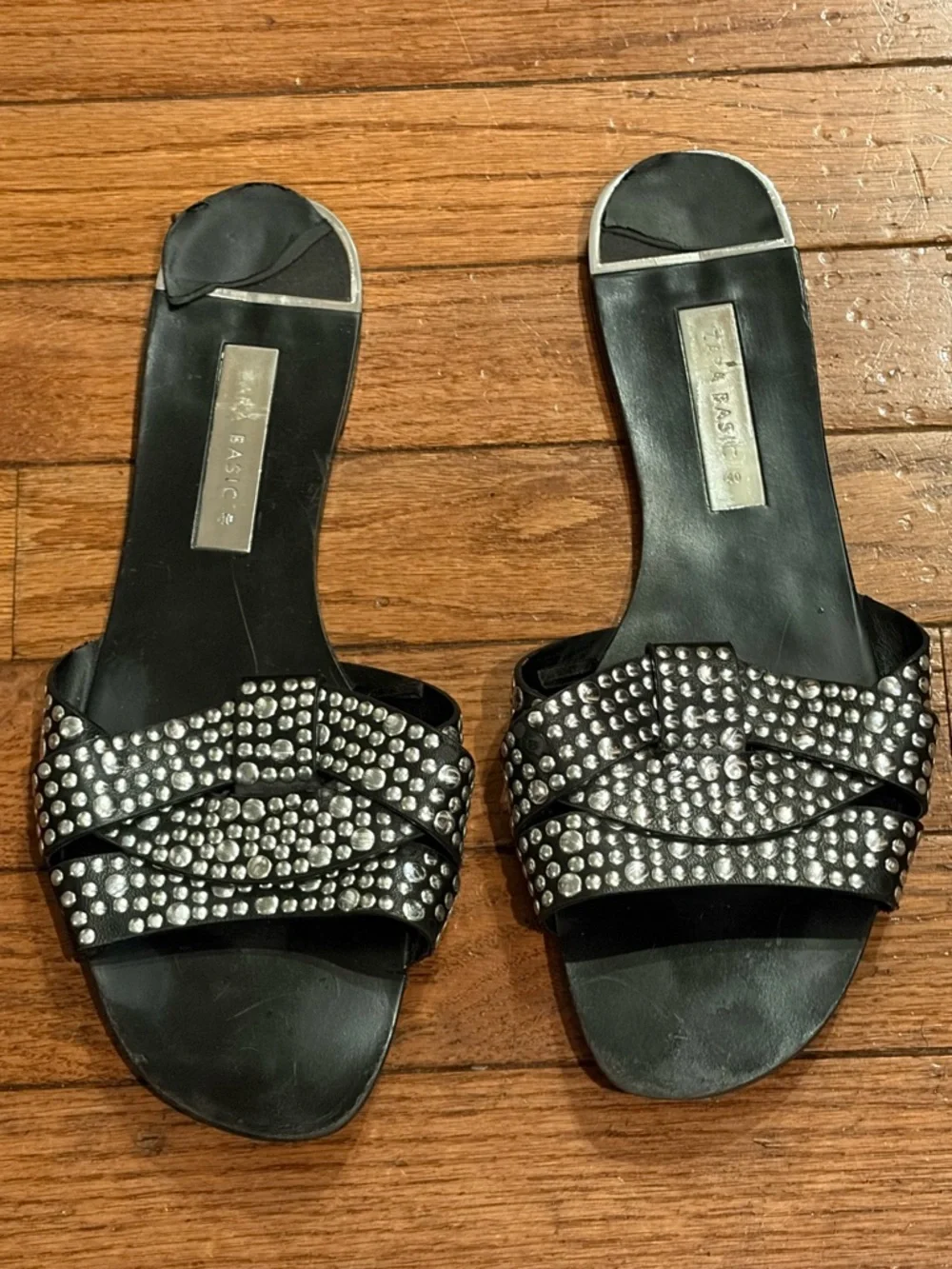 Zara studded flat sandals EU40 - Picture 1 of 9